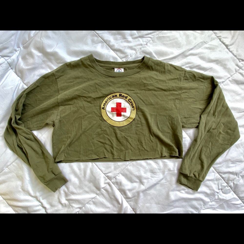 American Red Cross Crop Top